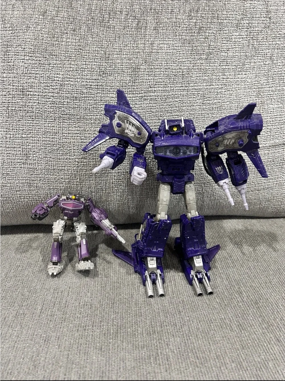 Transformers Shockwave Action Figures Lot of 2 INCOMPLETE